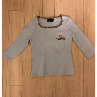 バーバリー(BURBERRY) Tシャツ(レディース/長袖)(ワンポイント)の