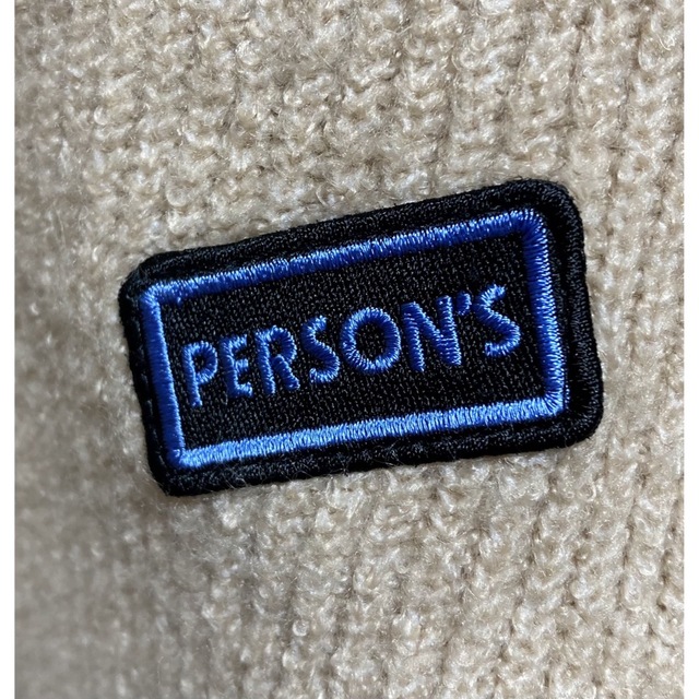 PERSON'S(パーソンズ)の　ワッペン付きロングカーディガン　LL レディースのジャケット/アウター(その他)の商品写真