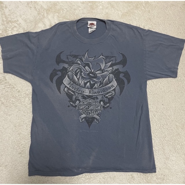 Harley Davidson(ハーレーダビッドソン)の希少 90s タズマニアンデビル ルーニーテューンズ　Tシャツ 映画Tシャツ メンズのトップス(Tシャツ/カットソー(半袖/袖なし))の商品写真
