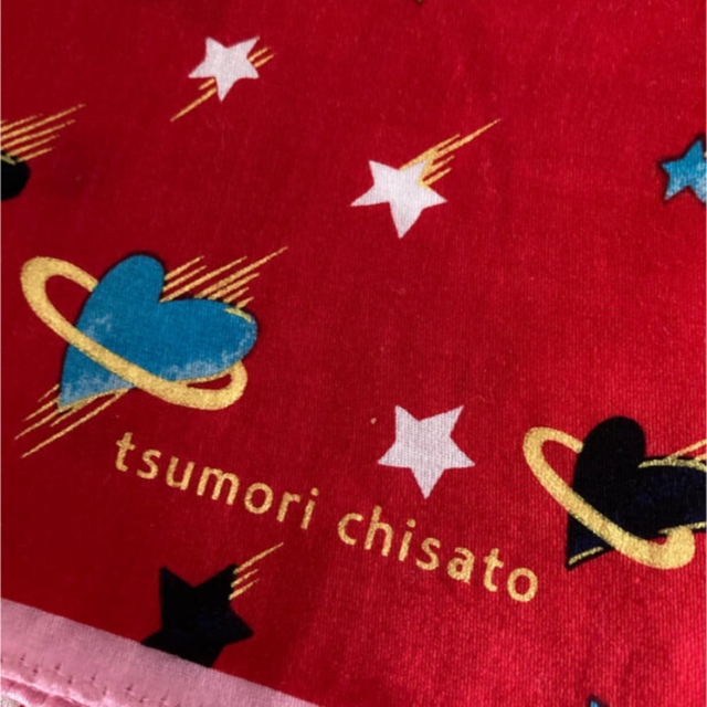TSUMORI CHISATO(ツモリチサト)のツモリチサト　ハンカチハート　ハンカチーフR レディースのファッション小物(ハンカチ)の商品写真