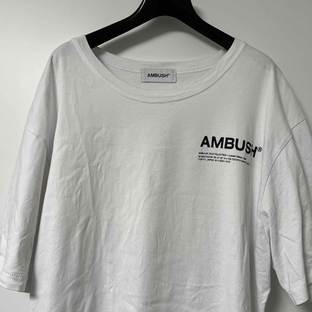 AMBUSH(アンブッシュ)のAMBUSH tシャツ　白 メンズのトップス(Tシャツ/カットソー(半袖/袖なし))の商品写真