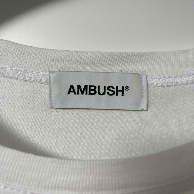 AMBUSH(アンブッシュ)のAMBUSH tシャツ　白 メンズのトップス(Tシャツ/カットソー(半袖/袖なし))の商品写真