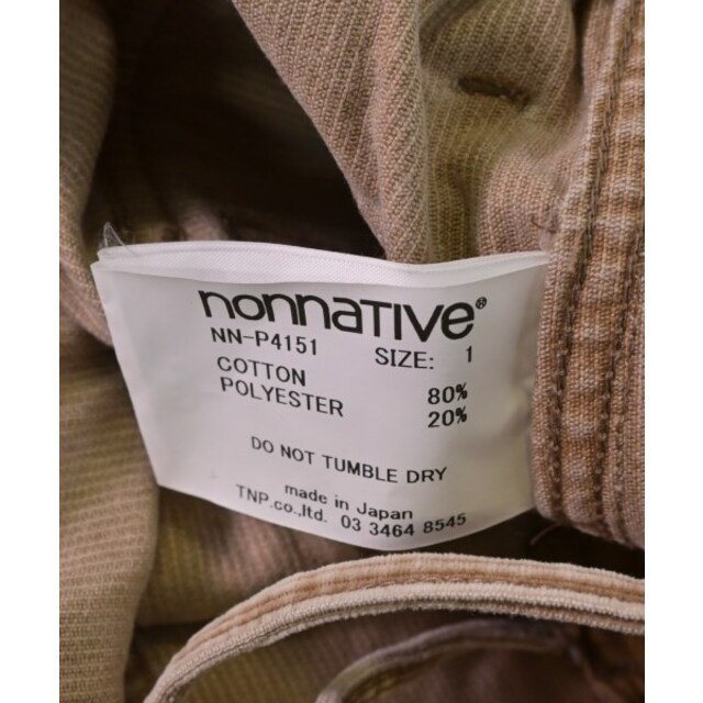 nonnative(ノンネイティブ)のnonnative ノンネイティヴ チノパン 1(S位) ベージュ 【古着】【中古】 メンズのパンツ(チノパン)の商品写真