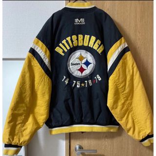 NFL スティーラーズ スタジャン PITTSBURGH STEELERS 古着(スタジャン)