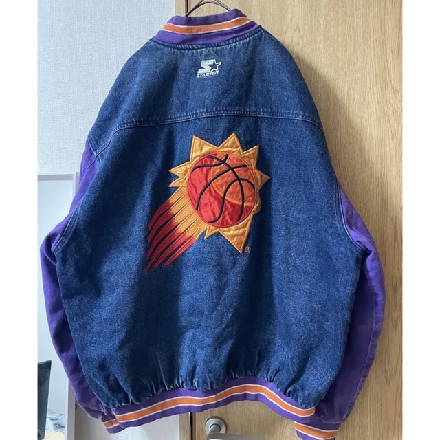 超希少 極美品 フェニックスサンズ NBA ジャケット 韻マン - ナイロン 超希少 極美品 フェニックスサンズ NBA ジャケット 韻マン - ナイロン