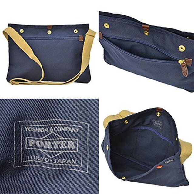 【色: 1.ブラック】吉田カバン ポーター PORTER サコッシュ ショルダー メンズのバッグ(その他)の商品写真