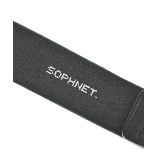 SOPHNET. ソフネット ベルト - 黒xシルバー 2