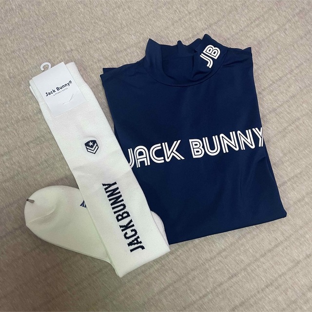 Jack Bunny ジャックバニー ロゴハイソックス トップス-