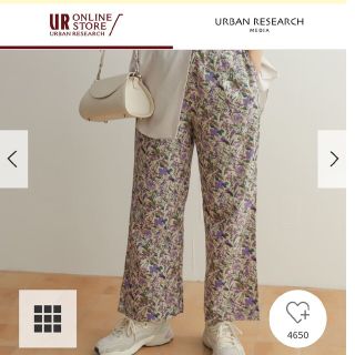 アーバンリサーチドアーズ(URBAN RESEARCH DOORS)のドアーズフラワープリントイージーパンツ(カジュアルパンツ)