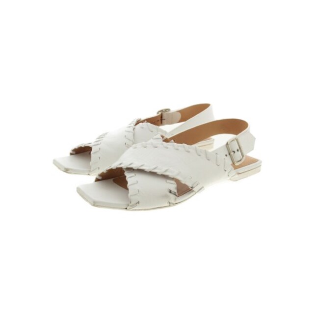 JIL SANDER ジルサンダー サンダル EU36(22.5cm位) 白 【古着】-