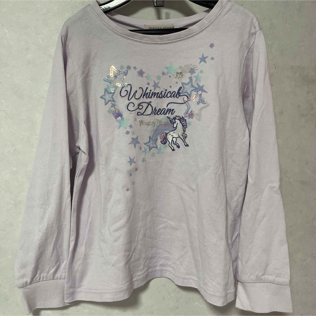 メゾピアノ♡ 女の子 140 星ユニコーン刺繍長袖Tシャツ | フリマアプリ ラクマ