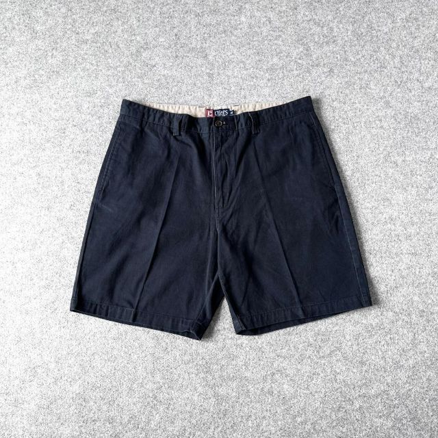 【CHAPS】チャップス ワイド チノパン ショーツ ハーフパンツ 濃紺 W38 4