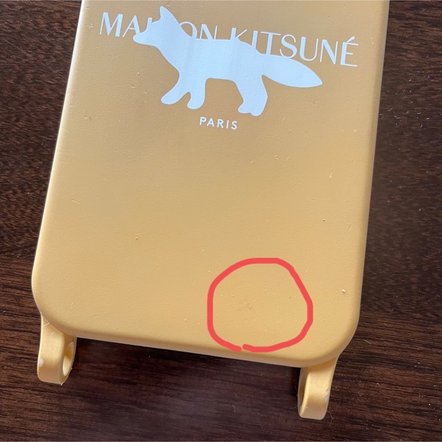 MAISON KITSUNE'(メゾンキツネ)のiPhone12・Pro スマホケース　ショルダー　MAISON KITSUNE スマホ/家電/カメラのスマホアクセサリー(iPhoneケース)の商品写真