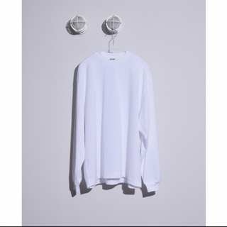 ワンエルディーケーセレクト(1LDK SELECT)のeveryone cotton long sleeve  (WHITE) M(Tシャツ/カットソー(七分/長袖))
