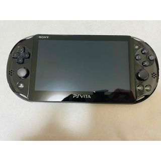 プレイステーションヴィータ(PlayStation Vita)のPSVita PCH-2000 ZA11 本体 ブラック 動作確認済み(家庭用ゲーム機本体)