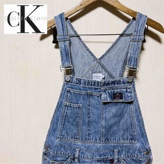 CK Calvin Klein カルバンクライン オーバーオール デニム M