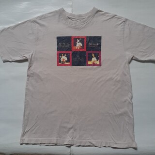 ユニクロ(UNIQLO)のバレエ柄の綿100%Tシャツ(Tシャツ(半袖/袖なし))