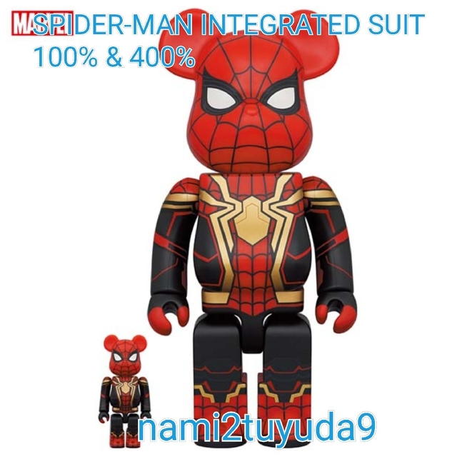 BE@RBRICK SPIDER - MAN INTEGRATED SUITエンタメ/ホビー