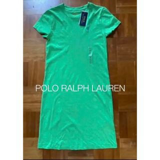 ポロラルフローレン(POLO RALPH LAUREN)のPOLO ラルフローレン　Tシャツワンピ　ワンピース　小さめサイズ　米国購入新品(ひざ丈ワンピース)