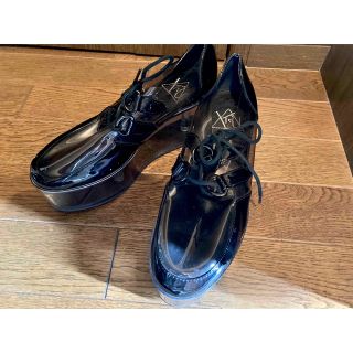 ドクターマーチン(Dr.Martens)のブラック　厚底スニーカー(スニーカー)