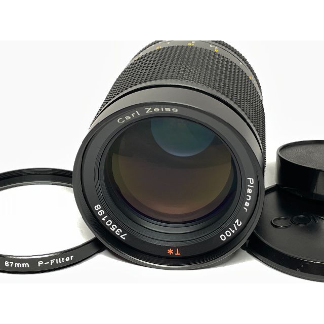 CONTAX Carl Zeiss Planar 100mm F2 T MMJ - レンズ(単焦点)
