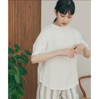 アーバンリサーチドアーズ(URBAN RESEARCH DOORS)の【新品・タグ付き】 FORK&SPOON　ボトルネック5分袖Tシャツ　OFF(Tシャツ(半袖/袖なし))