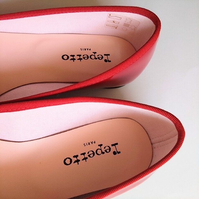 repetto レペット ブリジット レッド 38.5 バレエシューズ