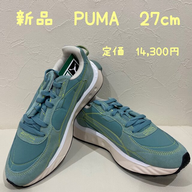 新品　PUMA プーマ ワイルドライダー エンブロイダード スニーカー　27cm