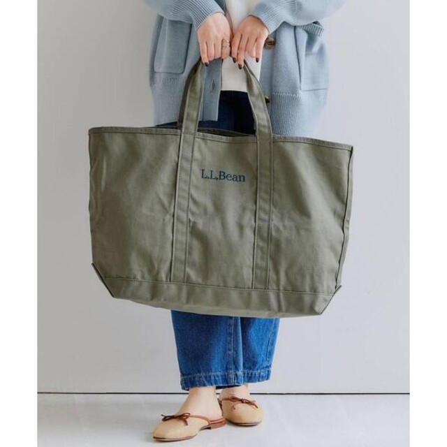 LLBean グローサリートート ダークオリーブ 新品 エルエルビーン