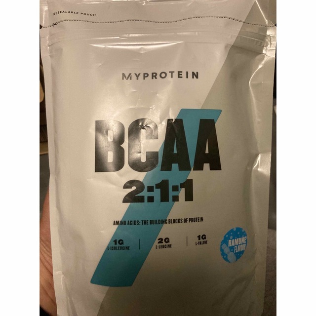 MYPROTEIN(マイプロテイン)の【即日発送】MYPROTEIN マイプロテイン BCAA  ラムネ味 500g 食品/飲料/酒の健康食品(アミノ酸)の商品写真