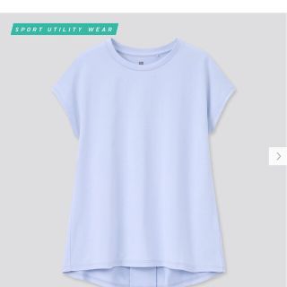 ユニクロ(UNIQLO)のUNIQLO　エアリズム　コットン　チュニック　半袖　110(Tシャツ/カットソー)