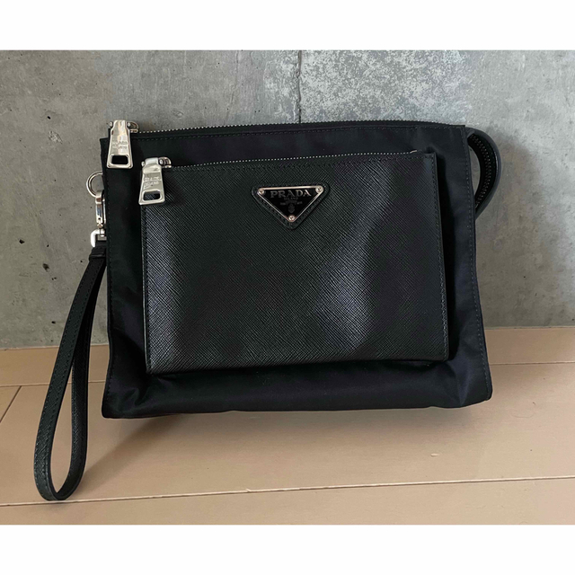 最大5000円OFFクーポン pradaのクラッチバック、美品です - 通販 - www
