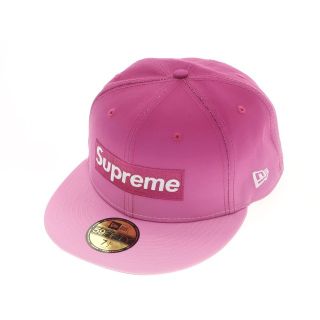 シュプリーム(Supreme)の【中古】シュプリーム Supreme 2023年春夏 Gradient Box Logo New Era ポリエステル ベースボールキャップ 帽子 ピンク【サイズ7 1/2】【メンズ】(キャップ)