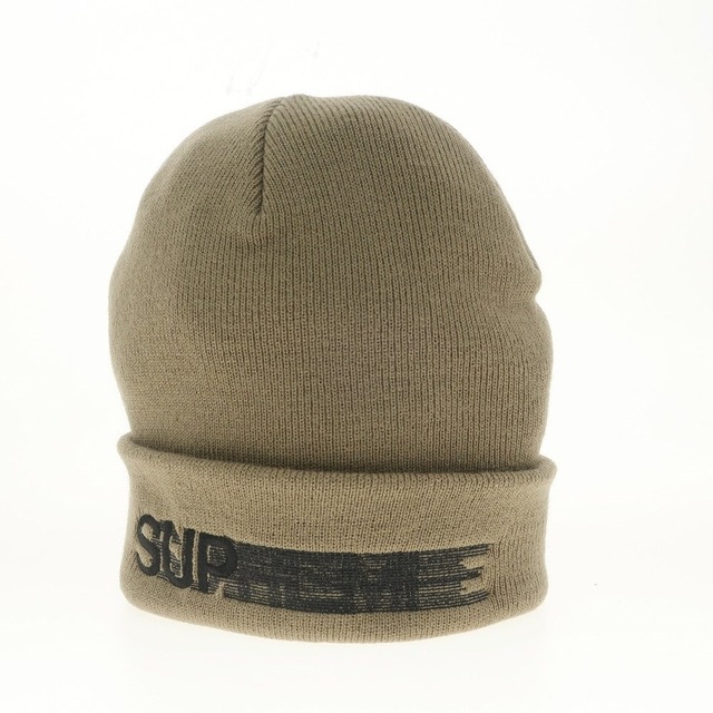 【未使用】シュプリーム Supreme 2023年春夏 Motion Logo Beanie アクリル ニットキャップ ビーニー トープ【メンズ】