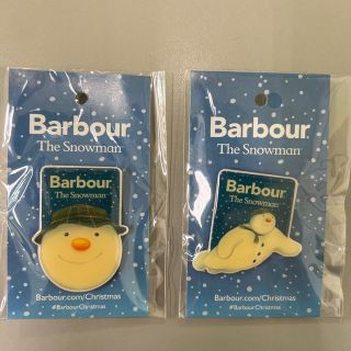 バーブァー(Barbour)の【限定】【レア】Barbour バブアー　ピンバッジ　snowmanコラボ2点(その他)