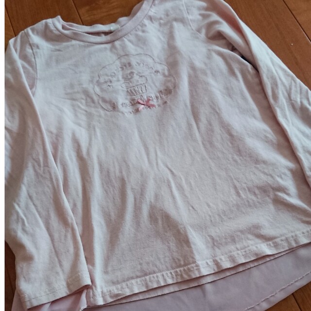 130 シフォン ロンT キッズ/ベビー/マタニティのキッズ服女の子用(90cm~)(Tシャツ/カットソー)の商品写真