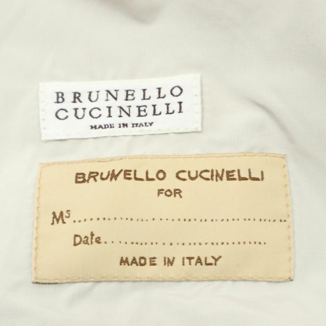 ブルネロクチネリ サイドボタン ジップアップ ブルゾン レディース グリーン系 Brunello Cucinelli  【アパレル・小物】