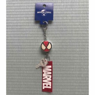 ユニバーサルスタジオジャパン(USJ)のUSJ購入　MARVEL スパイダーマン　リールキーチェーン(キーホルダー)