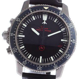 シン(SINN)のジン Sinn 503.EZM-1 クロノグラフ デイト 自動巻き メンズ 内箱・保証書付き_751288【ev10】(腕時計(アナログ))