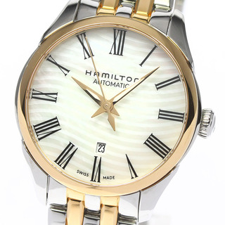 ハミルトン(Hamilton)のハミルトン HAMILTON H422250 ジャズマスター デイト クォーツ レディース 良品 箱・保証書付き_750713【ev15】(腕時計)