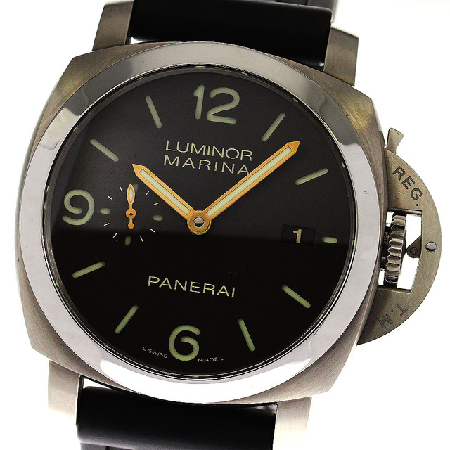 パネライ PANERAI PAM00351 ルミノールマリーナ1950 3デイズ デイト 自動巻き メンズ 箱・保証書付き_748854