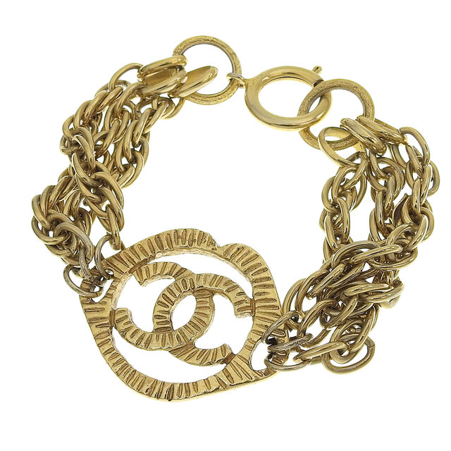 CHANEL - シャネル ココマーク チェーン ブレスレット GP レディース