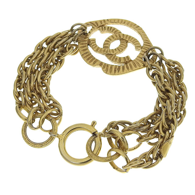 CHANEL - シャネル ココマーク チェーン ブレスレット GP レディース
