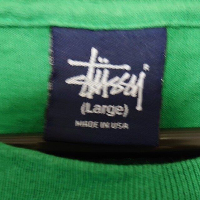 STUSSY(ステューシー)の限定品STUSSYステューシー半袖Tシャツ緑グリーン メンズのトップス(Tシャツ/カットソー(半袖/袖なし))の商品写真