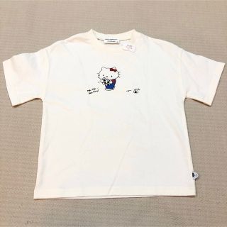 サンリオ(サンリオ)の120cm  サンリオ　ハローキティxおにぎり　Tシャツ　新品(Tシャツ/カットソー)