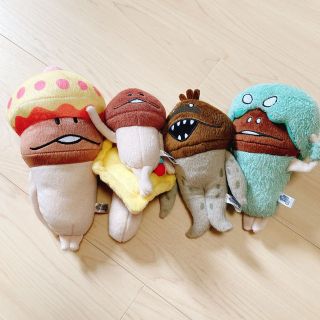 レアなめこ ぬいぐるみ　二重なめこ なめこのこしかけ マンドラなめこ カビなめこ(ぬいぐるみ)