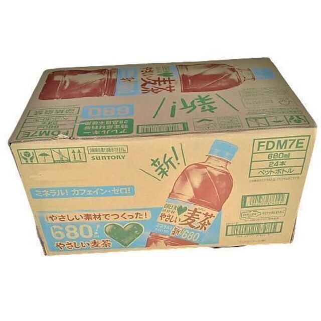 サントリー(サントリー)のサントリー グリーンダカラ やさしい麦茶 ペットボトル 680ml ×24本 食品/飲料/酒の飲料(茶)の商品写真