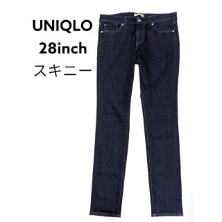 ユニクロ(UNIQLO)のユニクロ ストレッチ スキニージーンズ カイハラ レディース 28(デニム/ジーンズ)