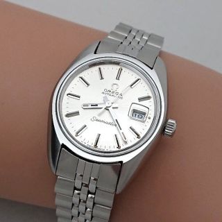 オメガ(OMEGA)のOH済 1969年製 オメガ シーマスター レディース 純正ブレス付き 極上品(腕時計)