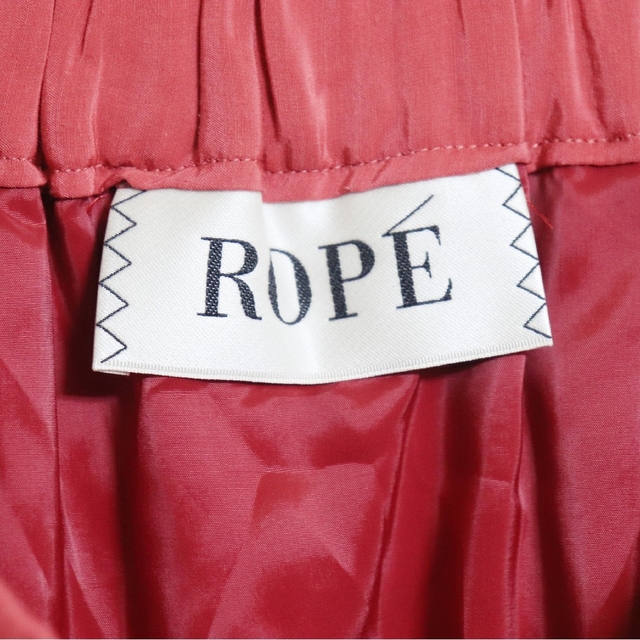 ROPE’(ロペ)のROPE ロペ ひざ丈 台形 プリーツスカート 38サイズ Mサイズ レディースのスカート(ひざ丈スカート)の商品写真
